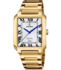 Reloj Rectangular Hombre Acero Dorado FESTINA - F20678/1