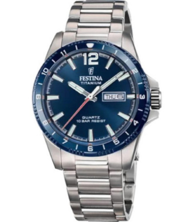 Reloj Hombre Titanium Esfera Azul FESTINA - F20698/2