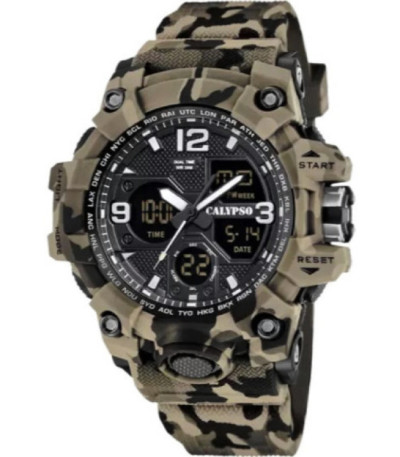 Reloj Camo Hombre X-Treme Anadigi Marrón CALYPSO - K5855/1