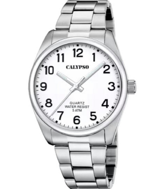 Reloj Básico para Hombre Esfera Blanca Visible CALYPSO - K5862/1