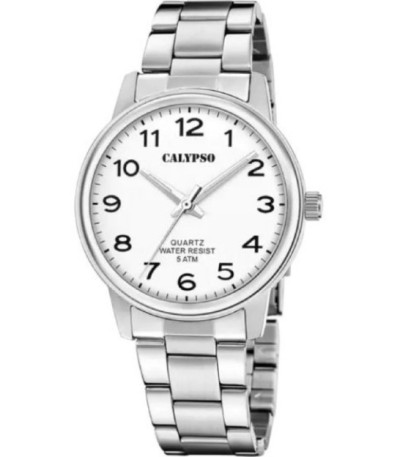 Reloj Básico para Hombre Esfera Blanca Visible CALYPSO - K5864/1