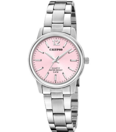 Reloj Básico para Mujer Esfera Rosa Claro Visible CALYPSO - K5865/5