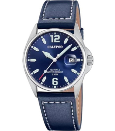 Reloj Básico para Hombre Correa y Esfera Azul CALYPSO - K5870/3