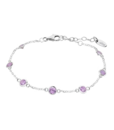 Pulsera Mujer Plata con Circonitas Rosas LOTUS SILVER - LP3451-2/2