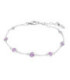 Pulsera Mujer Plata con Circonitas Rosas LOTUS SILVER - LP3451-2/2