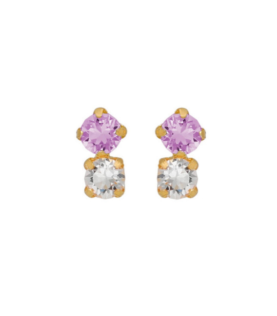 Pendientes Plata chap Illume Violet - A5004-31DT