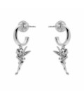 Aros Pendientes Plata Campanilla Tinkerbell Charm DISNEY - AG0070P1