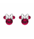 Pendientes Silueta Minnie Cristal Rojo DISNEY - AG0024P