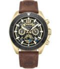 Reloj Hombre Marshfield Golden Black Dial Brown Leather TIMBERLAND - TDWGF0041702