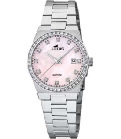 Reloj Mujer Freedom Esfera Rosa Claro Nacarado LOTUS - 18885/C