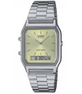 Reloj Vintage Unisex Anadigi Esfera Verde Claro CASIO - AQ-230A-9AMQYES