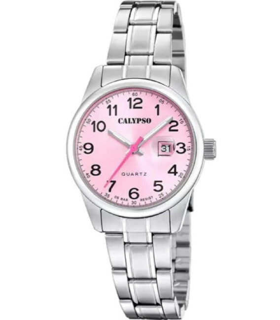 Reloj Básico para Mujer Esfera Rosa Visible CALYPSO - K5873/2