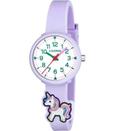 Reloj Niña Analógico MY FIRST WATCH Unicornio Lila CALYPSO - K5844/4