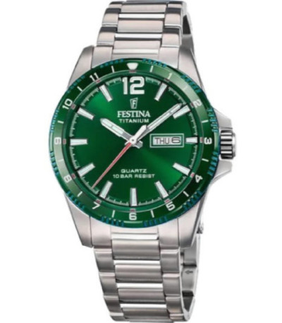 Reloj Hombre Titanium Esfera Verde FESTINA - F20698/3