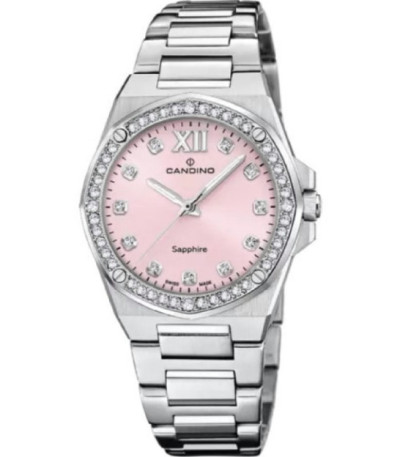 Reloj Mujer Lady Elegance Esfera Rosa CANDINO SWISS MADE - C4751/4