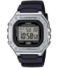 Reloj Digital Negro y Plateado CASIO Collection - W-218HM-7AVEF