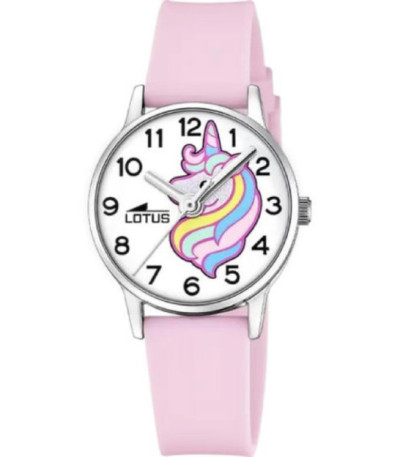 Reloj Junior Unicornio Multicolor Correa Rosa LOTUS - 19001/1