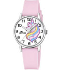 Reloj Junior Unicornio Multicolor Correa Rosa LOTUS - 19001/1