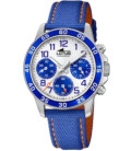 Reloj Junior Crono Azul y Blanco Correa Azul LOTUS - 18581/7