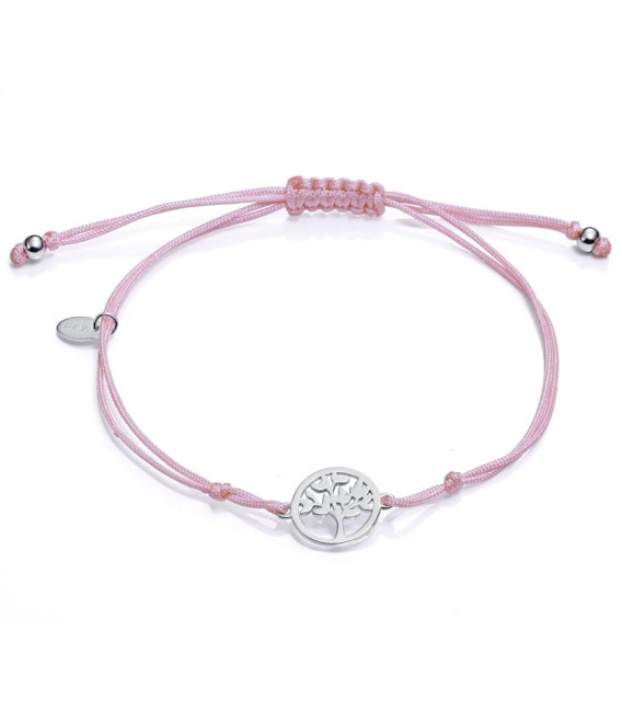 Pack Reloj Niña Acero Correa Rosa y Pulsera Plata Árbol Vida SWEET VICEROY - 41132-04