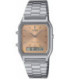 Reloj Vintage Unisex Anadigi Esfera Cobrizo CASIO - AQ-230A-4AMQYES