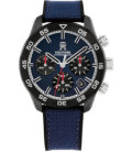 Reloj Hombre TH85 Chronograph Polímero Fibra de Carbono y Tela Azul Tommy Hilfiger - 1792183